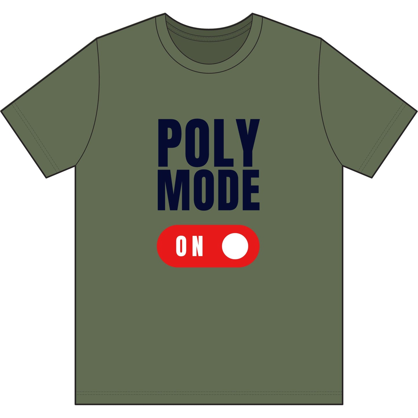 Poly Mode On T-Shirt